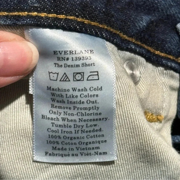 Everlane The Denim Short Size 28 - Picture 4 of 8